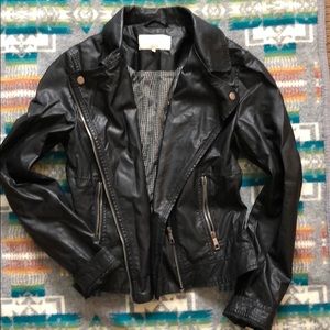Zara faux leather jacket